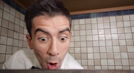 Cheating blonde wife Nina Kayy enjoys wild hardore sex with a waiter