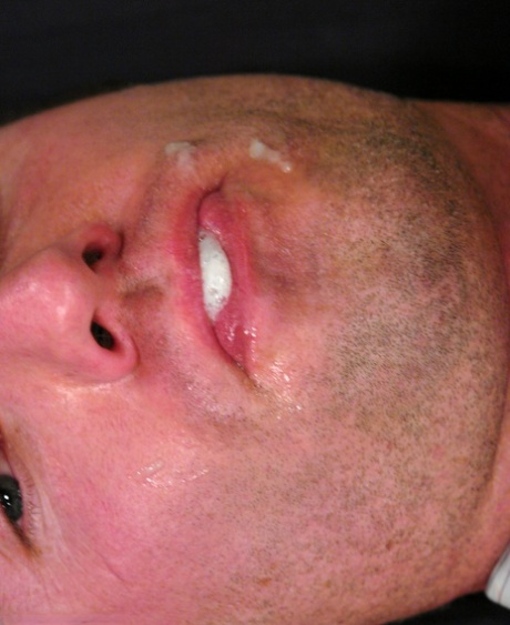 Blonde wife Isis Love pegs her tied up husband and makes him eat cum too